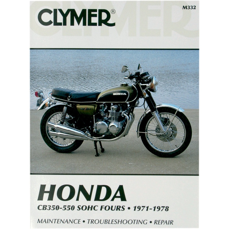 CLYMER M332 CM332 Motorcycle Repair Manual  Honda Manual - Honda 350-550 4 Cyl
