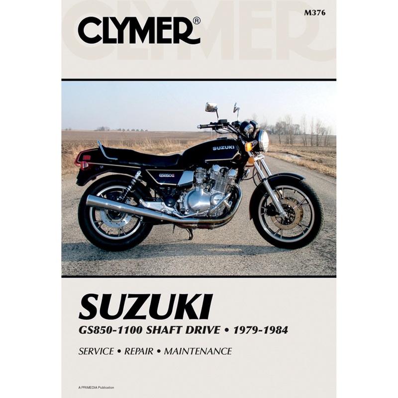 CLYMER M376 CM376 Motorcycle Repair Manual  Suzuki Manual - Suzuki 850-1100 Shaft