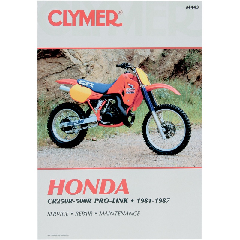 CLYMER M443 CM443 Motorcycle Repair Manual  Honda Manual - Honda CR250-500R