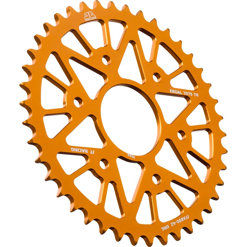 JT SPROCKETS 1211-2864 JTA890.42ORG Aluminum Rear Sprockets Rear Sprocket - Aluminum - 42 Tooth - Orange - KTM/Husqvarna