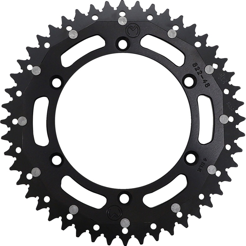 MOOSE OFFROAD 1210-1508 1210-822-48-10X Dual Sprocket black - 48 tooth