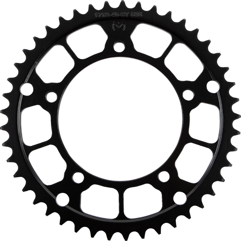 MOOSE OFFROAD 1210-2118 1210-1792-45-ST Steel Rear Sprocket 45 tooth