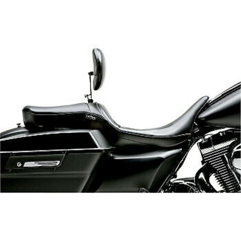 (OPEN BOX) LE PERA 0801-0704 LK-957BRS Maverick 2-Up Seat - Smooth - Backrest - FL '08+