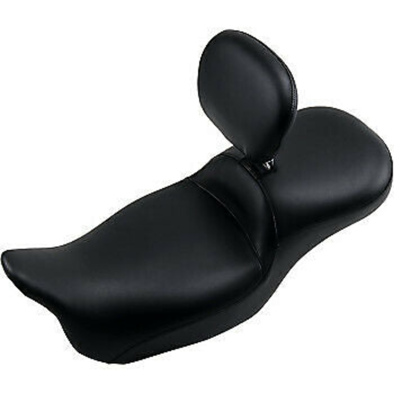 (OPEN BOX) LE PERA 0801-1217 LK-957DLTBRS Maverick Daddy Long Legs Seat - Tall - Backrest - Smooth - FLH '08+