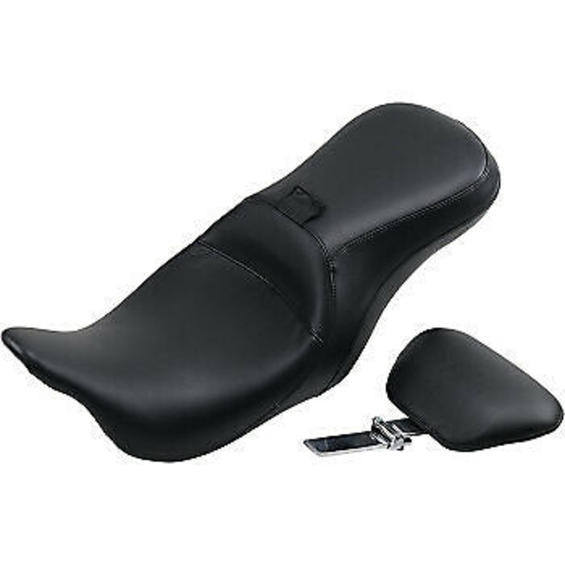 (OPEN BOX) LE PERA 0801-1229 LK-997BR Outcast 2-Up Seat with Backrest - Smooth - FLH