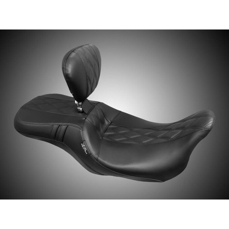 (OPEN BOX) LE PERA 0801-1231 LK-997BRGT2 Outcast 2-Up Seat with Backrest - FLH - '08+