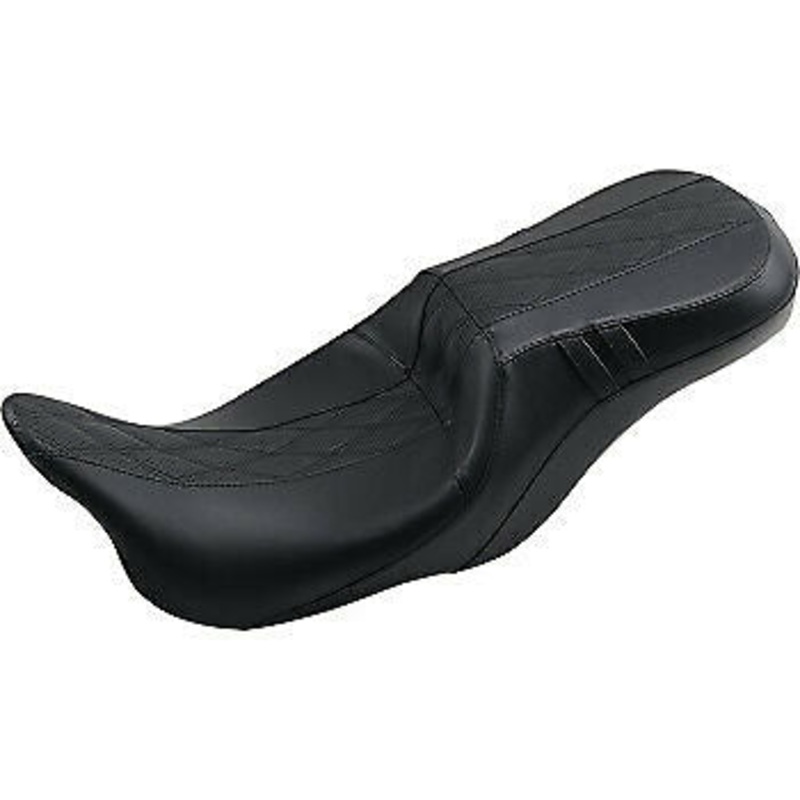 (OPEN BOX) LE PERA 0801-1238 LK-997GT2 Outcast 2-Up Seat - Black Double Diamond - FLH