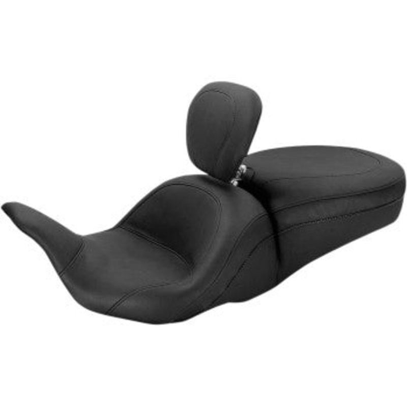 (OPEN BOX) MUSTANG 0801-0604 79703 Lowdown 2-Up Seat with Driver Backrest - Plain