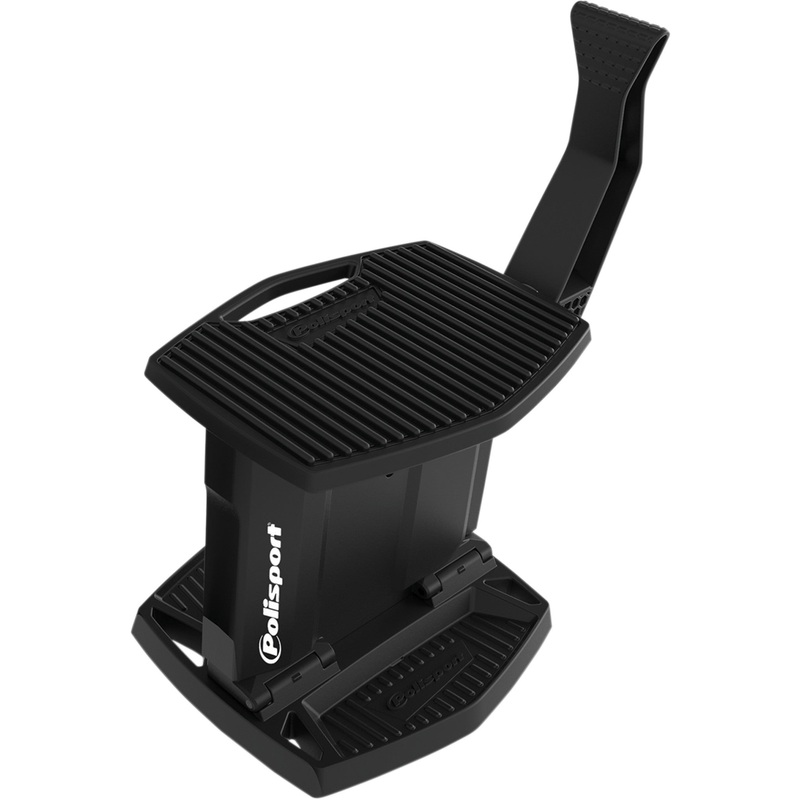 POLISPORT 4101-0443 8982700006 Foldable Lift Bike Stand Lift Stand - Black/Black