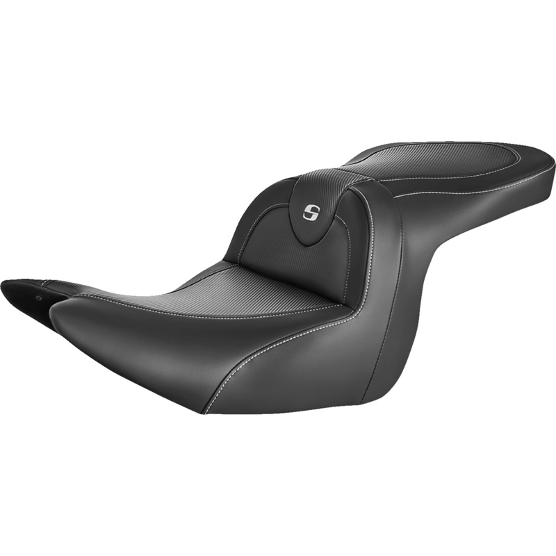 SADDLEMEN 0810-2321 H18-07-185 Roadsofa Carbon Fiber Seat carbon fiber - without backrest - gl1800 '18-'23