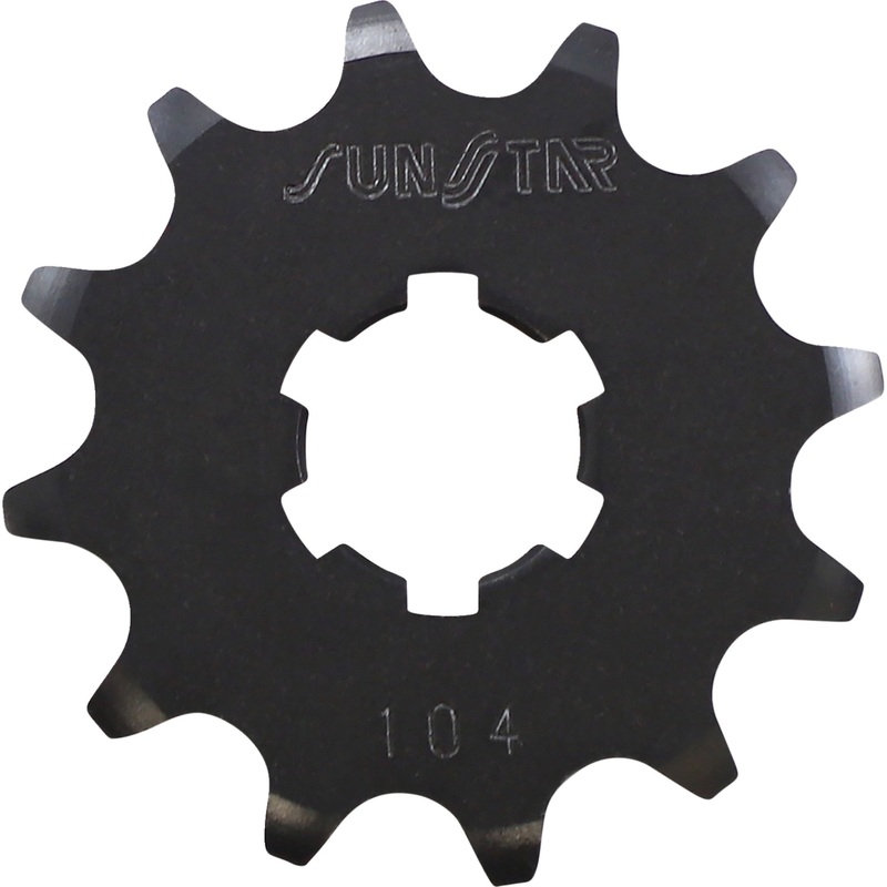 SUNSTAR SPROCKETS 10412 10412 Front Sprocket Countershaft Sprocket - 12 Tooth - Kawasaki/Suzuki/Yamaha