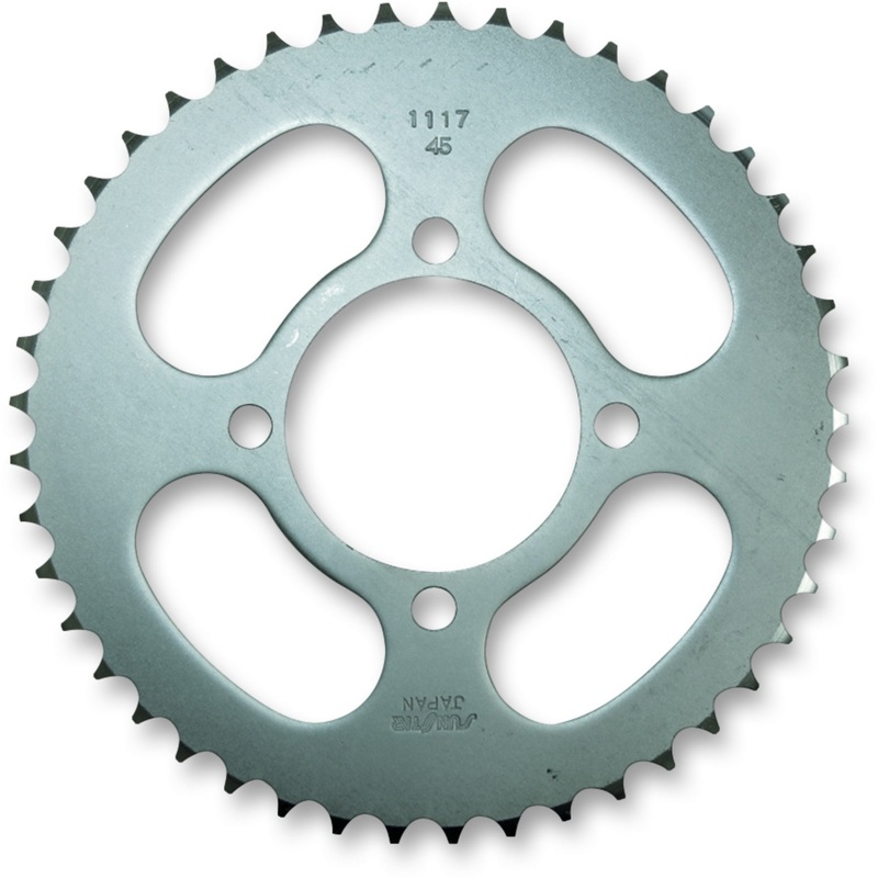 SUNSTAR SPROCKETS 2-111745 2-111745 Steel Rear Sprocket Rear Sprocket - 45 Tooth - Yamaha