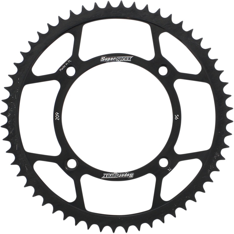 SUPERSPROX 1210-1884 RFE-209-56-BLK Steel Rear Sprocket 56 tooth