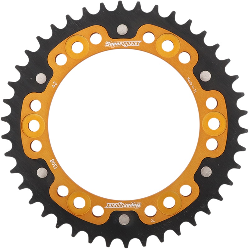 SUPERSPROX 1210-1948 RST-1308-42-GLD Stealth Rear Sprocket 42 tooth - gold - honda