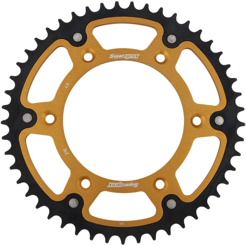 SUPERSPROX 1210-1970 RST-210-49-GLD Stealth Rear Sprocket 49 tooth - gold - honda