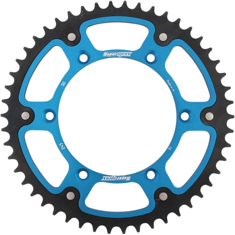 SUPERSPROX 1210-1987 RST-245-50-BLU Stealth Rear Sprocket 50 tooth - blue - yamaha