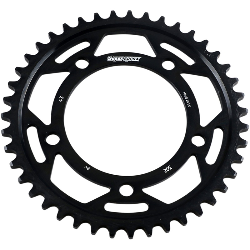SUPERSPROX 1210-2386 RFA-302-43-BLK Edge Rear Sprocket black - 43 tooth