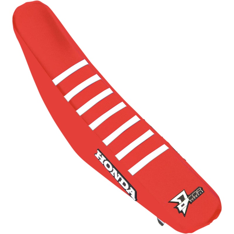 D'COR VISUALS 0821-3395 30-10-081 Seat Cover red/white - crf110 '19-'25