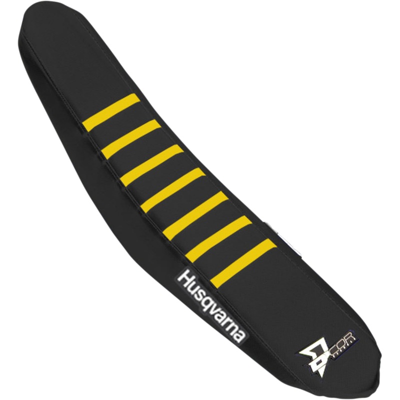 D'COR VISUALS 0821-3421 30-70-101 Seat Cover black/yellow - tc85 '18-'22