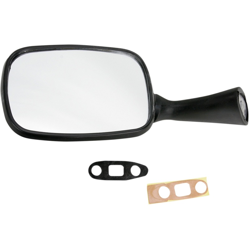 EMGO 20-78212 20-78212 OEM-Style Replacement Mirror Mirror - Side View - Rectangle - Black - Left