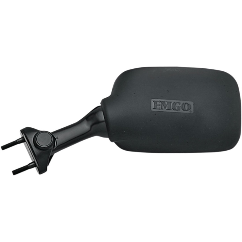 EMGO 2029692 20-29692 OEM-Style Replacement Mirror Mirror - Side View - Rectangle - Black - Left