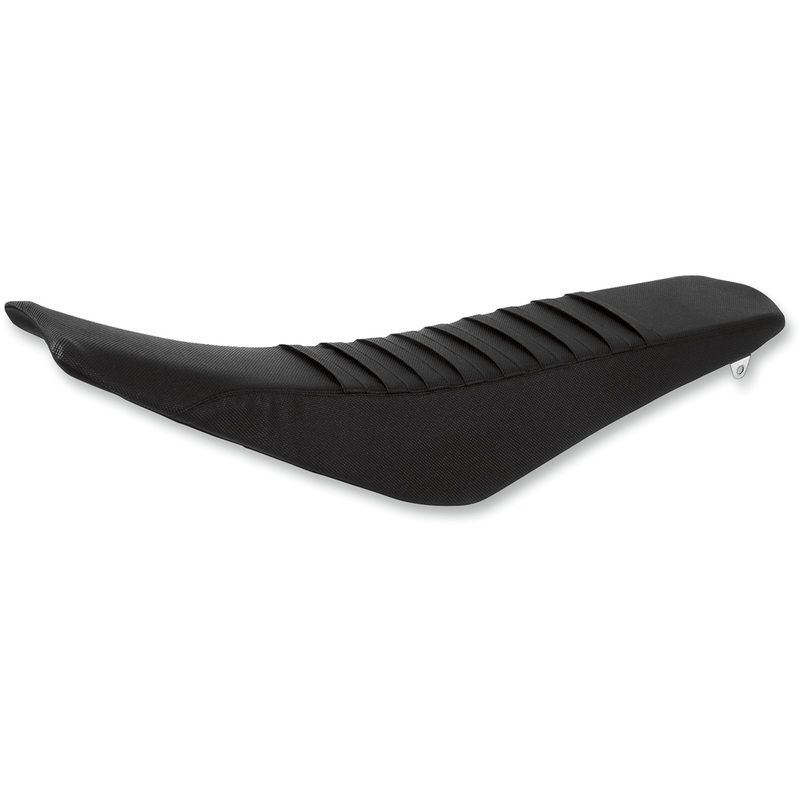FLU DESIGNS INC. 0821-1144 55401 Team Issue 3-Panel Grip Seat Cover Panel Grip Seat Cover - Black - KTM '11-'15