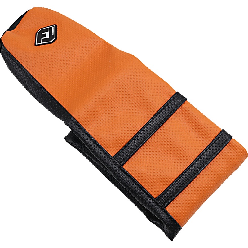 FLU DESIGNS INC. 0821-3108 55508 Pro Rib Seat Cover orange/black - ktm '19-'22