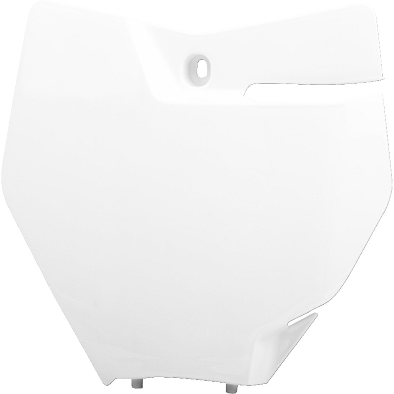 POLISPORT 0520-1661 8664900002 Front Number Plate Number Plate - OEM White - KTM