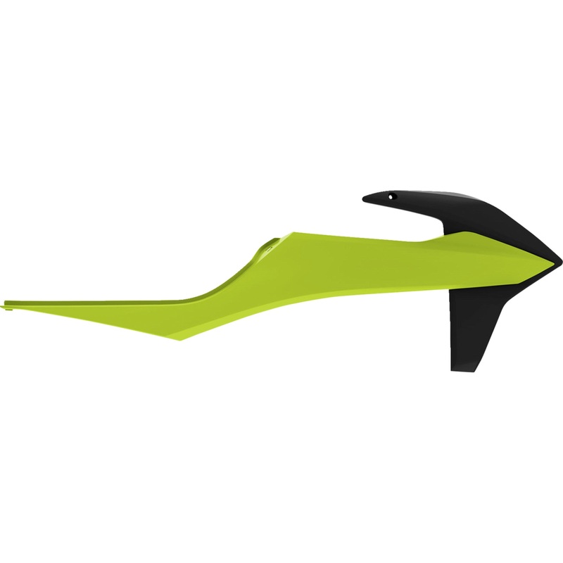 POLISPORT 0520-2671 8422100005 Radiator Covers For KTM Radoator Cover - Fluorescent Yellow/Black - KTM