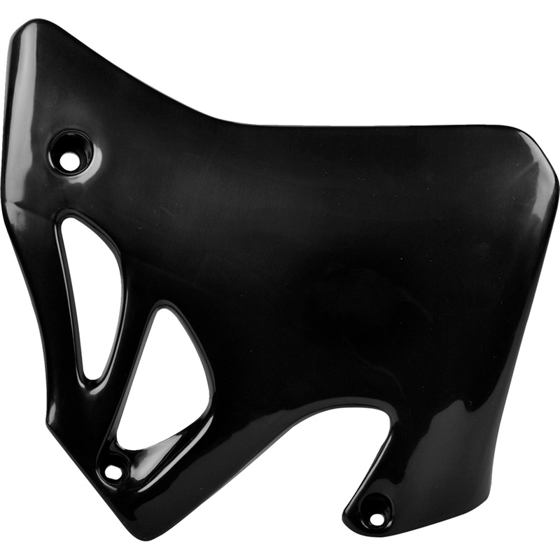 POLISPORT 0520-3611 8410000002 Radiator Covers For Honda Radiator Cover - Black - CR 125R/250R