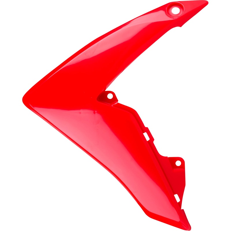 POLISPORT 0520-3624 8416200001 Radiator Covers For Honda Radiator Cover - '04 Red - CRF 110F