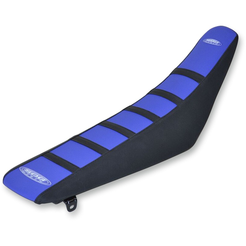 SDG 0821-2302 95910KBK 6-Rib Gripper Seat Cover 6-Ribbed Seat Cover - Black Ribs/Blue Top/Black Sides