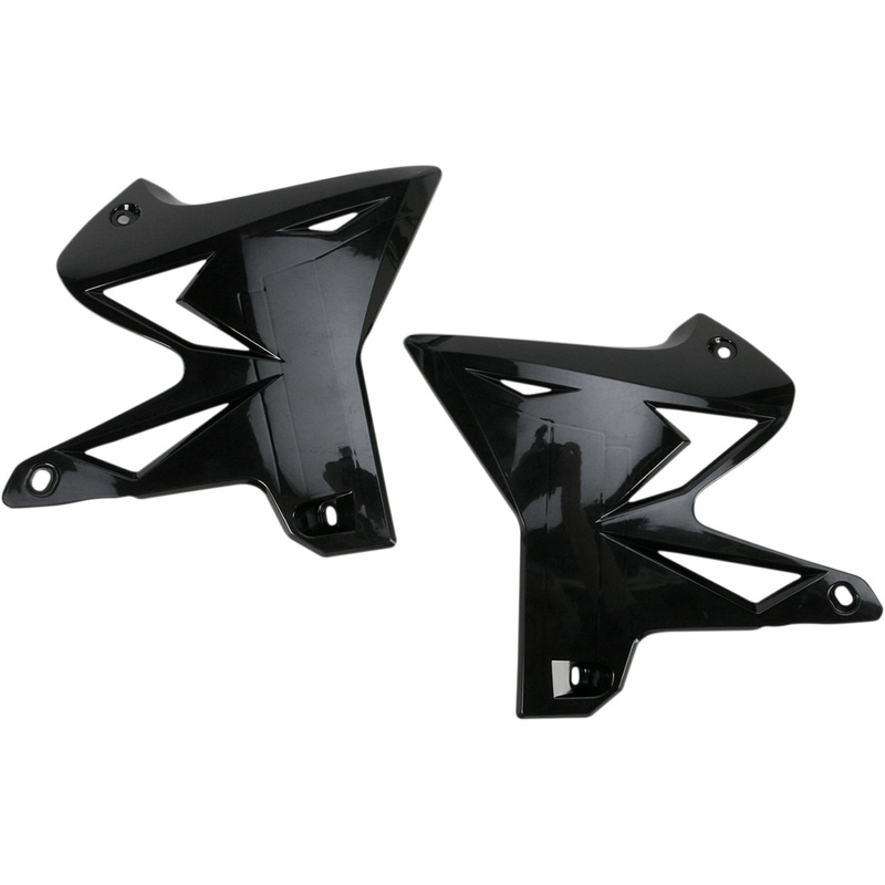 UFO 0520-1065 YA04834-001 Restyled Replacement Plastic Restyled Radiator Cover - Black - YZ