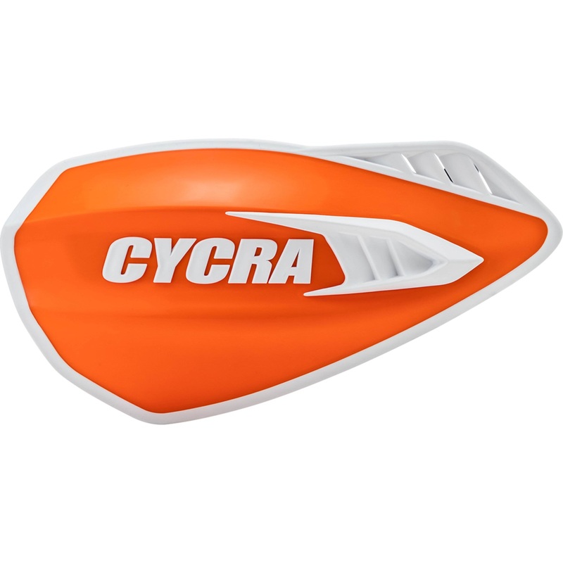 CYCRA 0635-1728 1CYC-0056-203 Cyclone Handguards Handguards - Cyclone - Orange/White