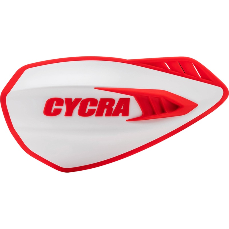 CYCRA 0635-1733 1CYC-0056-239 Cyclone Handguards Handguards - Cyclone - White/Red