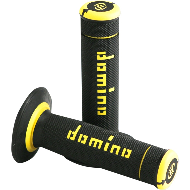 DOMINO 0630-1557 A19041C4740A7-0 Xtreme Grips Grips - Xtreme - Black/Yellow