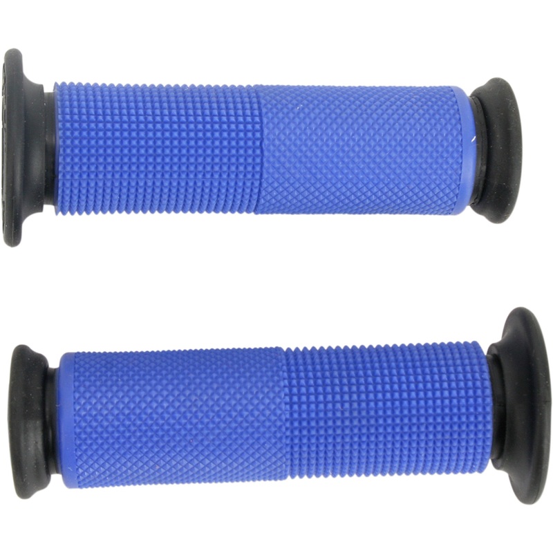 DRIVEN RACING 0630-0712 D091BLO Superbike Grips Grips - Superbike - Open - Blue