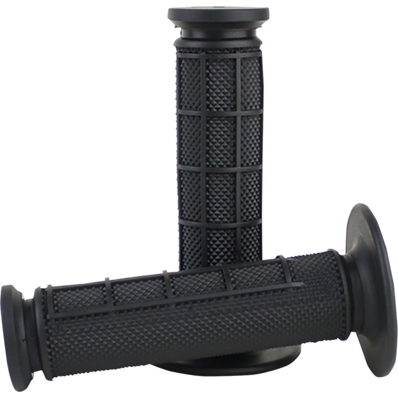 DRIVEN RACING 0630-2812 D535-BK/BK Pro Waffle Grips Grips - Pro Waffle - Black/Black