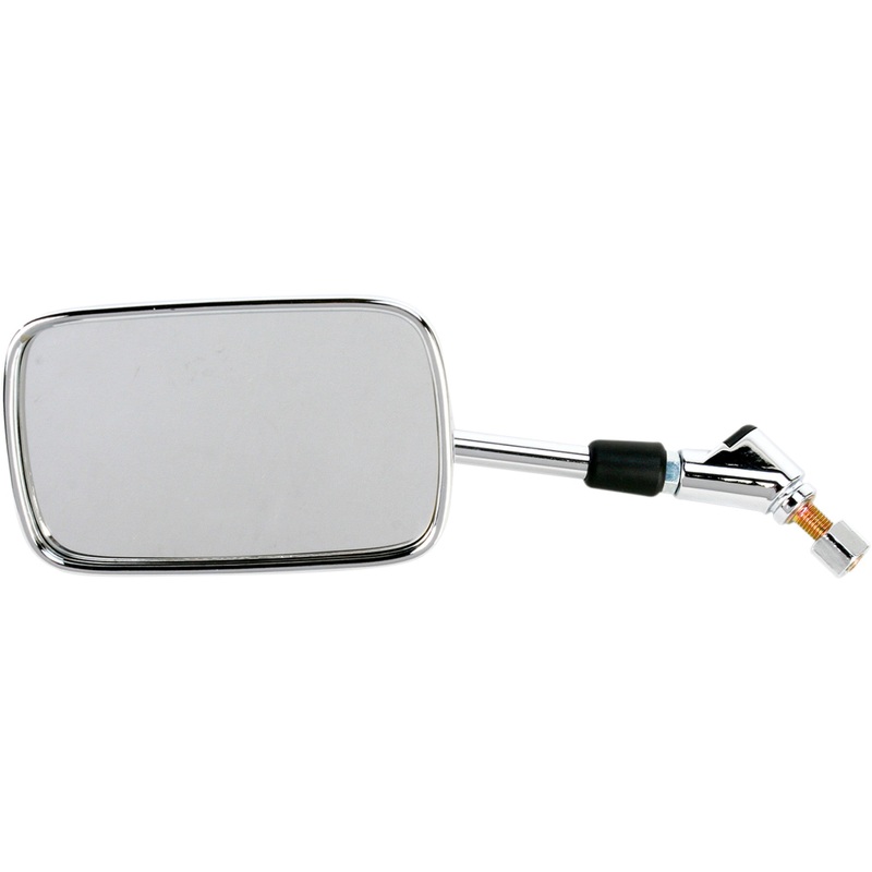 EMGO 0640-0700 20-55212 OEM-Style Replacement Mirror Mirror - Side View - Rectangle - Chrome - Left