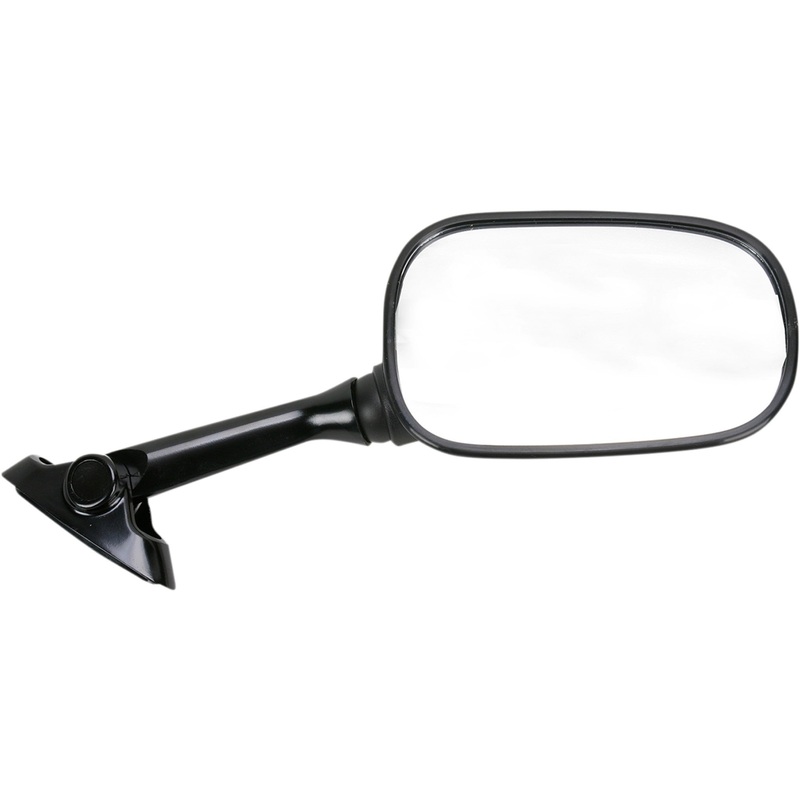 EMGO 20-69721 20-69721 OEM-Style Replacement Mirror Mirror - Side View - Oval - Black - Right