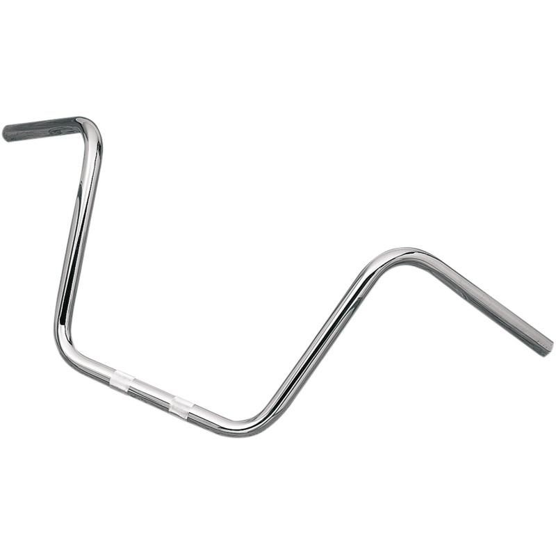 FLANDERS DS-300114 650-08315 1" Handlebar  Ape Hanger Handlebar - Ape Hanger - Knurled - Dimpled - Chrome