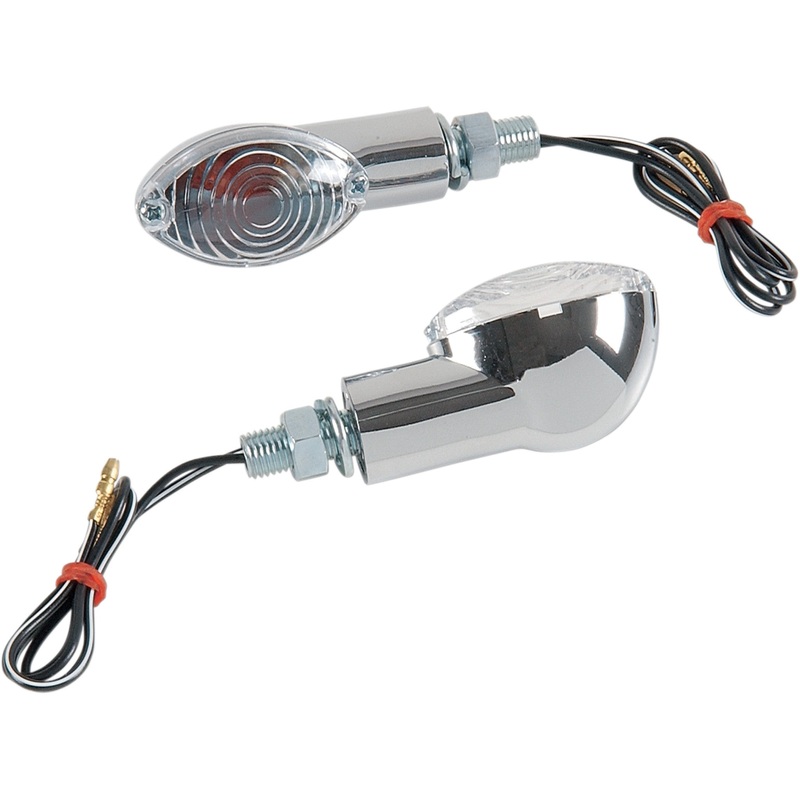 K&S TECHNOLOGIES 2040-0101 25-8356 LED Ultra Mini Marker Lights Ultra Mini Marker Lights - Chrome/Clear