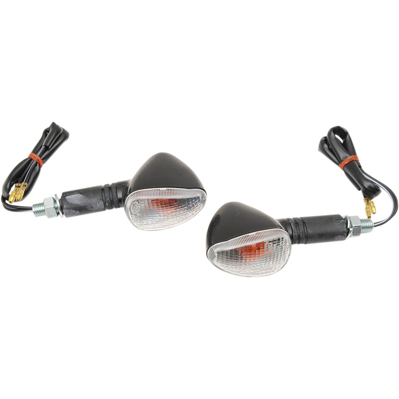 K&S TECHNOLOGIES 2040-0263 25-8403 Compact Flexible Marker Lights Marker Lights - Single Filament - Black/Clear