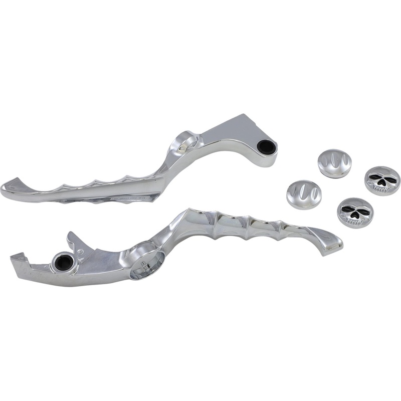 KURYAKYN 0610-0623 KUR7411 Zombie Lever Lever - Zombie - Chrome