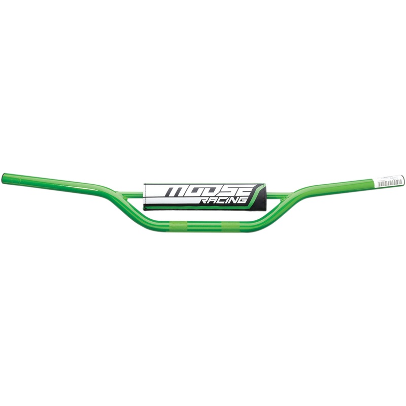 MOOSE OFFROAD 0601-4968 H31-1038LM Carbon Steel 7/8" Handlebar Handlebar - Steel - CR Low - Lime