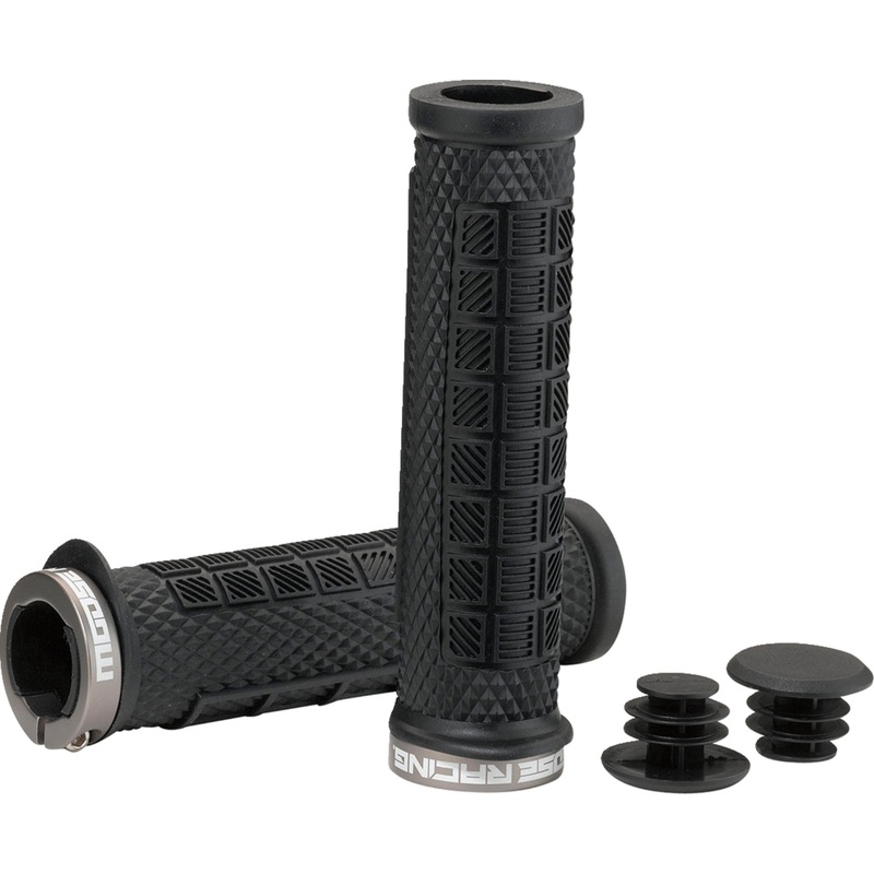 MOOSE OFFROAD 0630-2833 PRO-K524EP1-OD Mountain Bike Lock-On Grips black - 129 mm