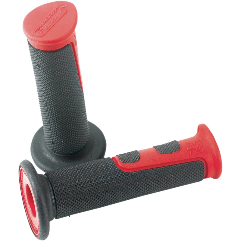 PRO GRIP 0630-0088 PA0725OERO02 725 EVO Molded Gel Grips Grips - EVO - 725 - Open Ends - Red/Black
