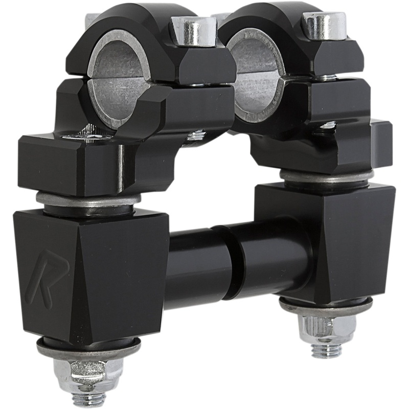 ROX SPEED FX 0602-0907 1R-AV2SEK Elite Anti-Vibration 2 Pivot Handlebar Riser Risers - Elite - Anti-Vibration - 2" - Black