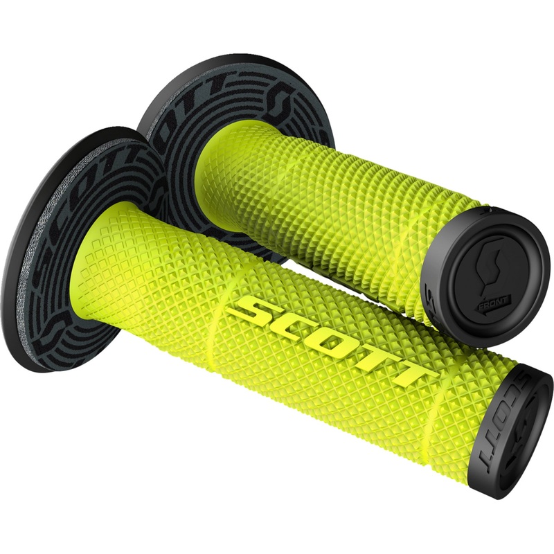 SCOTT 0630-3010 219624-4755 SX II + Donut Grips Grips - SX II - Black/Yellow
