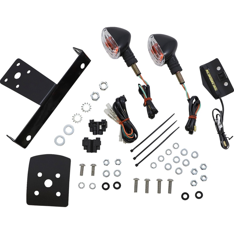 TARGA 2030-1356 22-493-L Tail Kit with Turn Signals Tail Kit with Signals - '18 ZX636E-F/Ninja ZX-6R